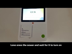 Przenośny i trwały 3-kanałowy 12-przewodnikECG dla psów i kotów