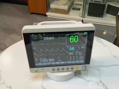 Wieloparametrowy elektryczny monitor pacjenta, sprzęt medyczny do kliniki, wykonany z wytrzymałego tworzywa sztucznego