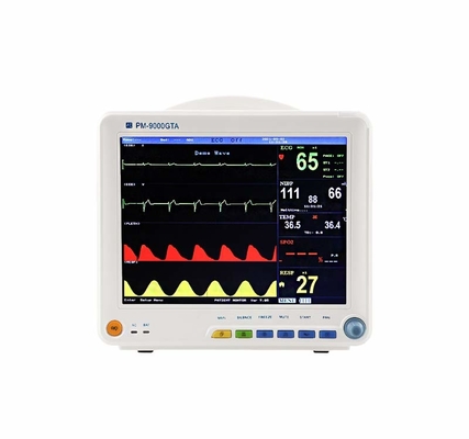 12.1 cali EKG Multi Parameter Monitor pacjenta dla profesjonalnej opieki zdrowotnej