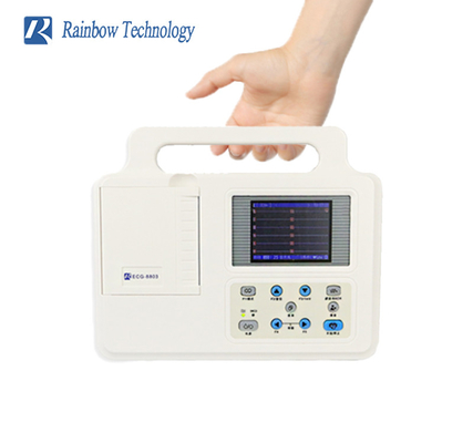Elektrokardiograf 3-kanałowy 12-odprowadzeniowy ekg ręczny cyfrowy dla dorosłego dziecka