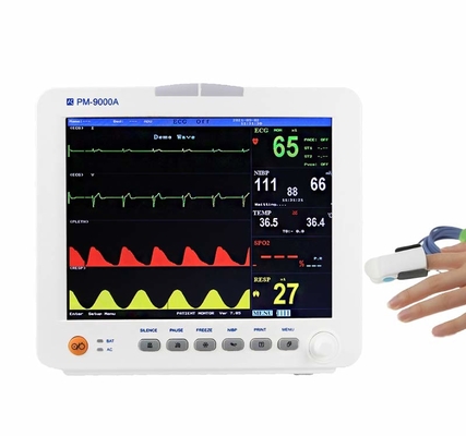 15,1-calowy kardiologiczny wieloparametrowy monitor pacjenta Podwójny IBP z ludzkim alarmem głosowym