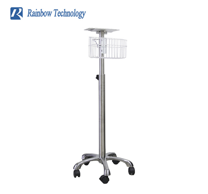 Stojak na instrument medyczny ze stali nierdzewnej Wózek do monitorowania pacjenta do szpitala