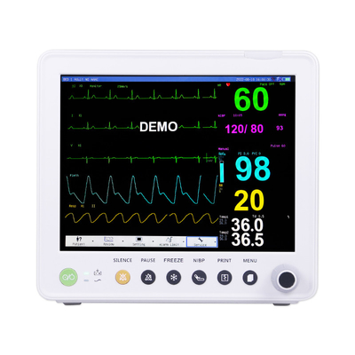 120,1-calowy kolorowy wyświetlacz TFT 6-parametrowy monitor szpitalnej pierwszej pomocy