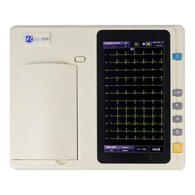 7-calowy ekran TFT Instrument medyczny 3/6 kanałów EKG Maszyna do szpitala