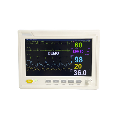 RESP Multi Parameter Patient Monitor z uchwytem 10.1 Inch Monitor wyświetlania dla łóżka szpitalnego