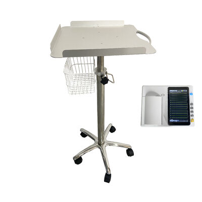 Hot Selling High Quality Aluminium Alloy Material ECG Machine Trolley for Hospital and Clinic