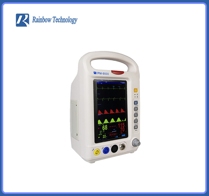Mały rozmiar wieloparametrowy monitor pacjenta Monitorowanie EKG Przenośne zastosowanie w szpitalu