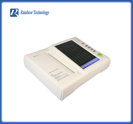 Automatyczna analiza Medycznej maszyny EKG Kompaktowy przenośny 12-odprowadzeniowy monitor EKG
