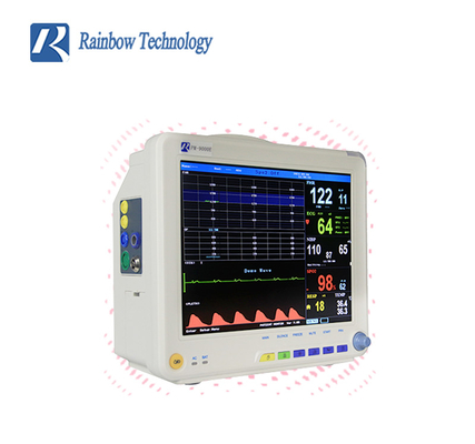 220 V monitor EKG płodu 9 parametrów 12,1 calowy monitor wieloparametrowy