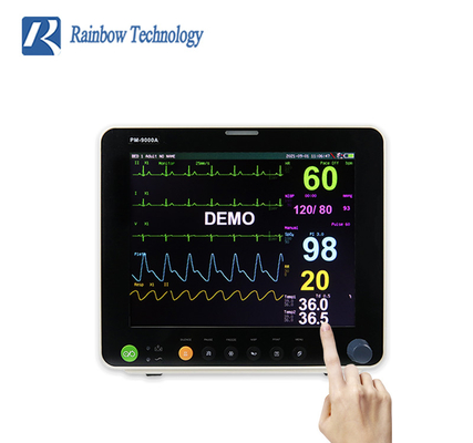 12,1-calowy, modułowy, wieloparametrowy monitor pacjenta Szpitalny monitor funkcji życiowych
