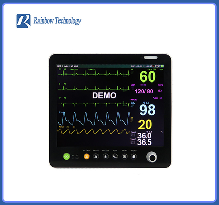 15,1-calowy monitor pacjenta Multipara Cardiac podwójny IBP z alarmem głosowym