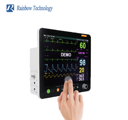 Monitor pacjenta ISO13485 Multi Para 15-calowy duży ekran o dużej pojemności