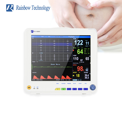 12,1-calowy monitor płodu matki dla kobiet w ciąży Wbudowany akumulator litowy
