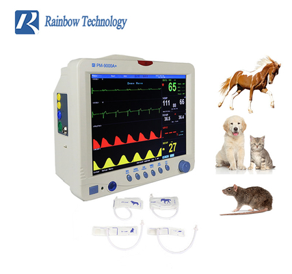 Wieloparametrowy monitor weterynaryjny naścienny 12,1 cala dla szpitala dla zwierząt