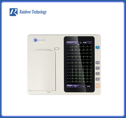 Automatyczna cyfrowa maszyna EKG EKG 12 odprowadzeń Trwała z 7-calowym ekranem dotykowym