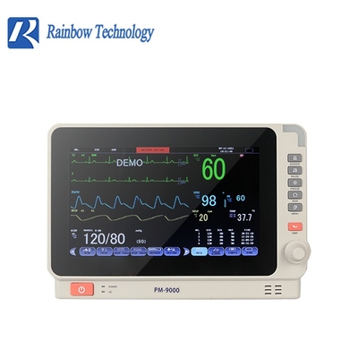 Przenośny monitor pacjenta z certyfikatem ISO13485 6 para z dźwiękiem i alarmem słownym