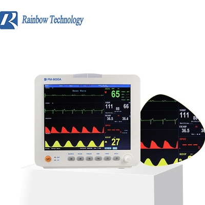 Szpitalny monitor pacjenta z wieloma danymi Icu Medyczna analiza segmentu S-T EKG