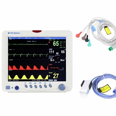 Urządzenie do monitorowania serca EKG Wieloparametrowy monitor pacjenta Analiza kliniczna