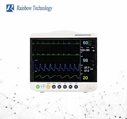 Nieinwazyjny wieloparametrowy monitor do pomiaru ciśnienia krwi Przenośny ręcznie 12,1 cala