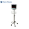 Monitorowanie szpitala Stojak obrotowy 12-calowy monitor funkcji życiowych Wózek do monitorowania pacjenta
