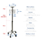 /Multi Parameter ICU /Patient Monitor /Hospital Medical Patient Monitor Stand