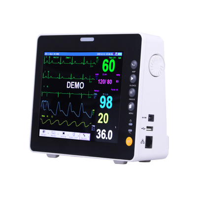 8-calowy przenośny urządzenie do monitorowania objawów życiowych Wieloparametrowy monitor EKG Monitory przy łóżku szpitala