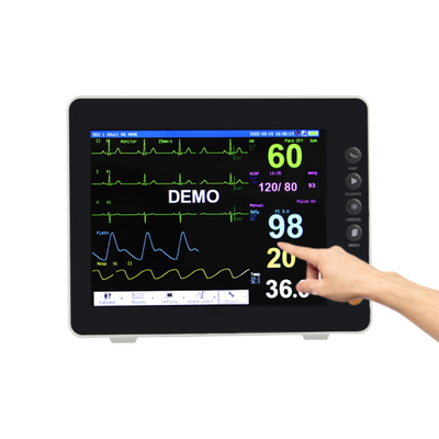 8-calowy przenośny urządzenie do monitorowania objawów życiowych Wieloparametrowy monitor EKG Monitory przy łóżku szpitala
