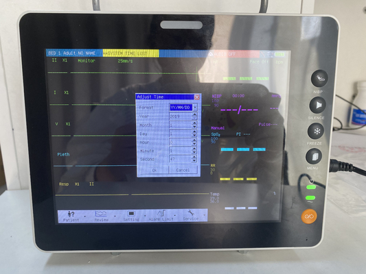8-calowy monitor LCD z wieloparametrami dla pacjentów w szpitalu