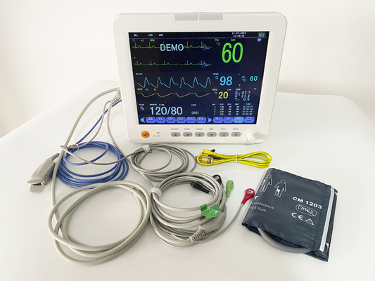 Wysokiej jakości wieloparametrowy monitor pacjenta 6 parametrów 12,1 cala Monitor pacjenta szpital ICU