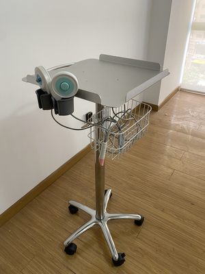 Przenośny szpital B-Ultrasonometryczny wózek medyczny Aluminiowe stopy mobilne Ultrasonic meble Mobilny wózek