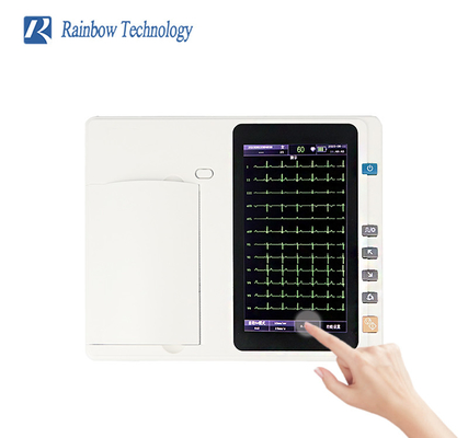 7-calowy kolorowy ekran dotykowy TFT-LCD elektrokardiogram cyfrowy EKG