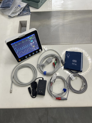 8-calowy monitor LCD z wieloparametrami dla pacjentów w szpitalu