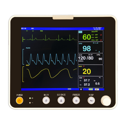 EKG ICU Wieloparametrowy Przenośny Monitor Pacjenta Sprzęt szpitalny Opcjonalna wersja ETCO2 dla zwierząt