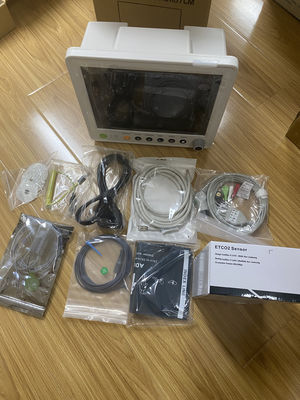 12.1-calowy kolorowy monitor pacjenta TFT LCD z wieloma parametrami, z roczną gwarancją i kompaktową konstrukcją 30*27*30CM