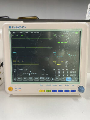 Elektryczna maszyna EKG Elektrocardiogram Monitor pacjenta dla szpitala Klinika sal operacyjnych Wydział ratunkowy