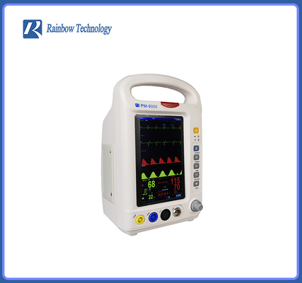 Medyczny monitor pacjenta Vital Sign 6 parametrów 7-calowy nocny dla szpitala